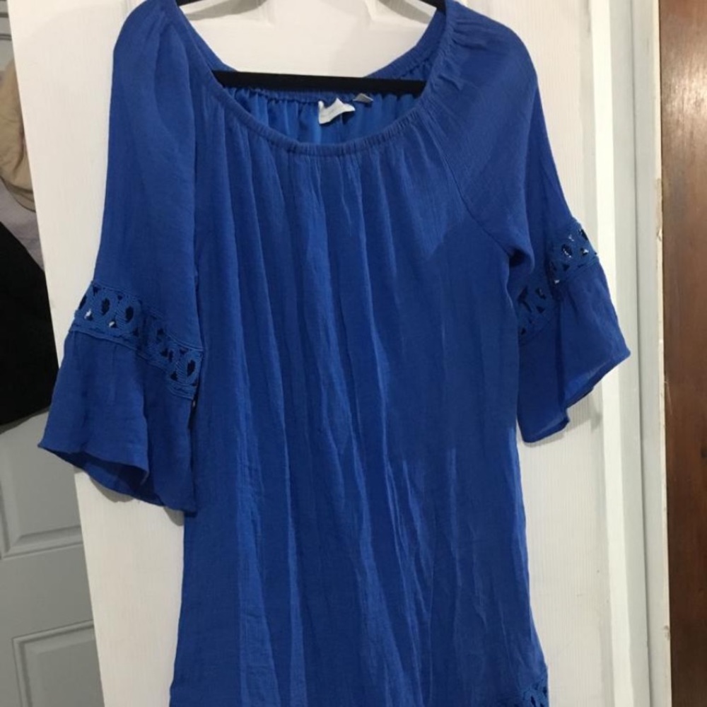 Women’s blue dress